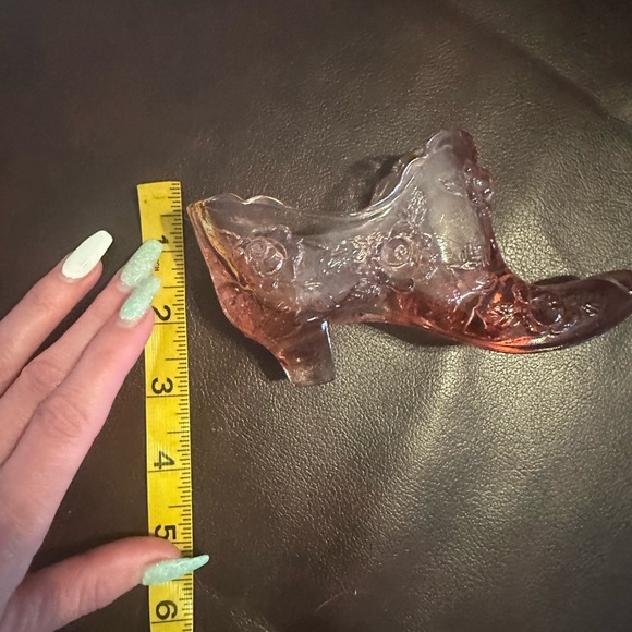 Vintage Fenton glass slipper - Picture 3 of 7